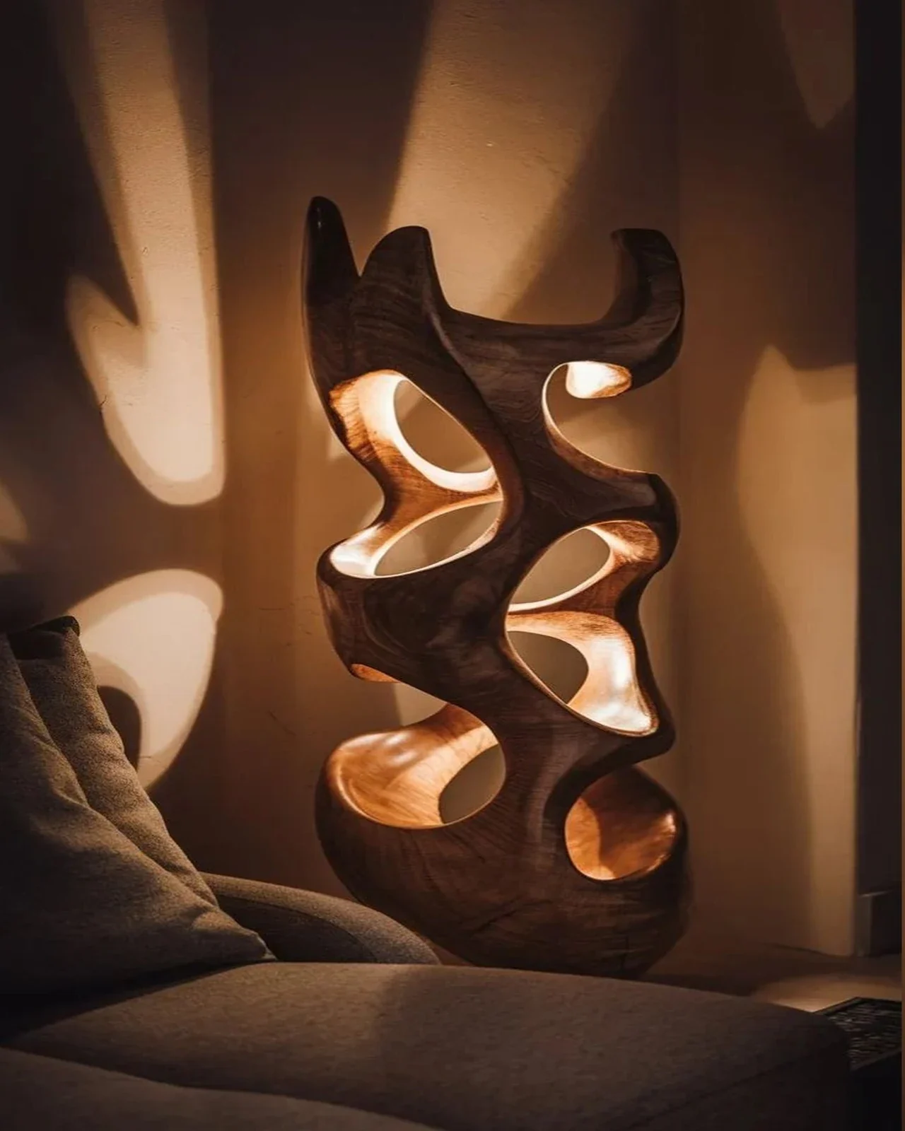 Sculptural Light by Auretz Decor wooden home decor products