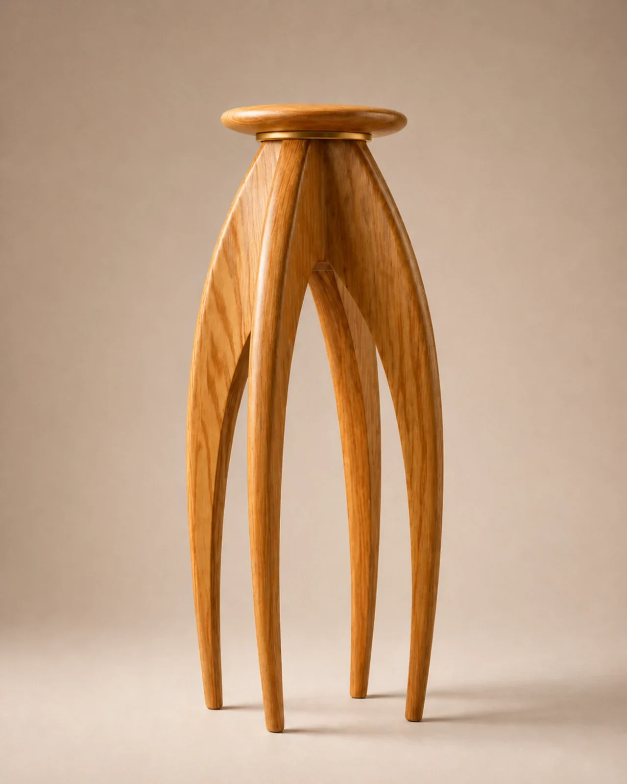 Handcrafted Accent Table Modern Side Table by Auretz Decor for wooden home decor and living room styling