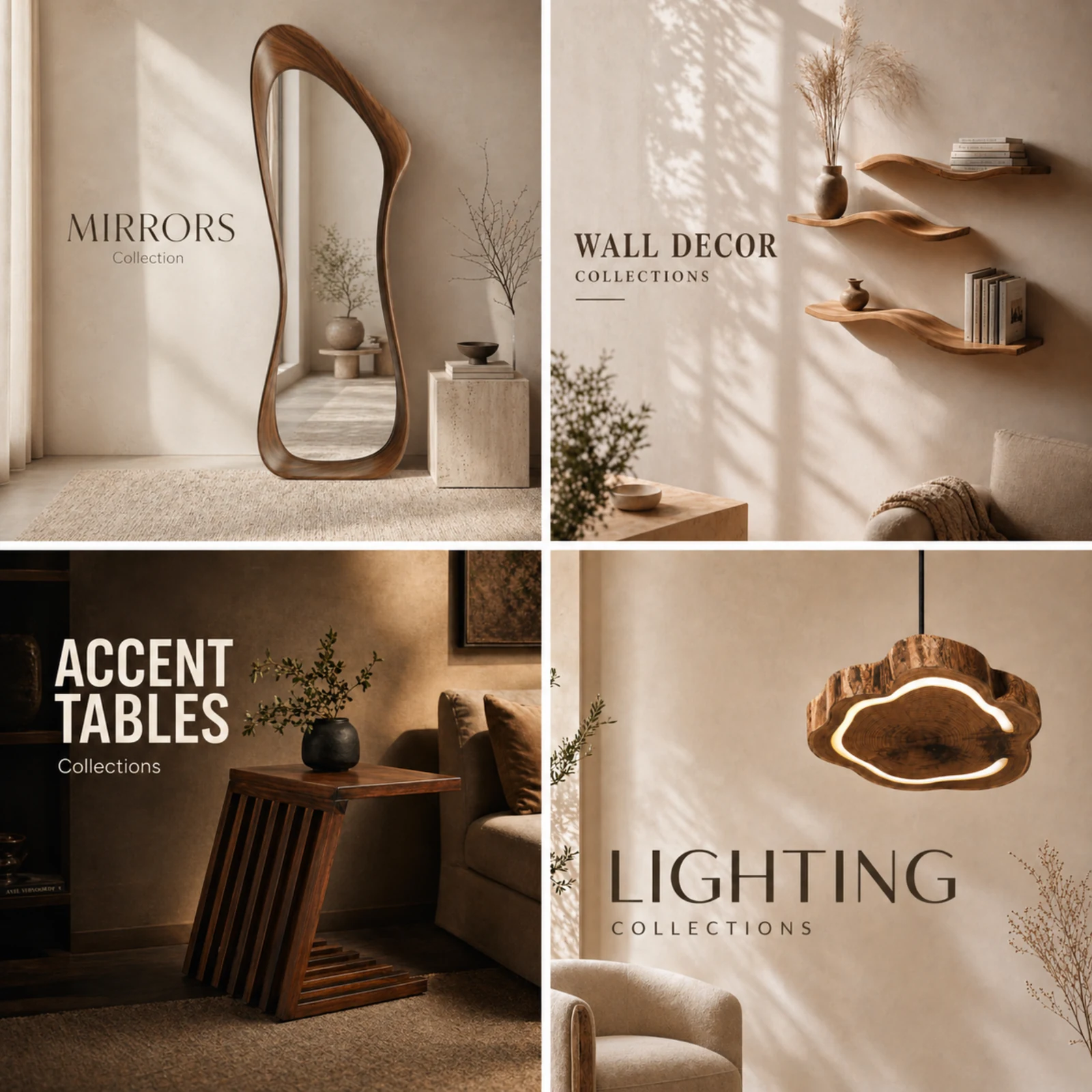 Collections by Auretz Decor wooden home decor products