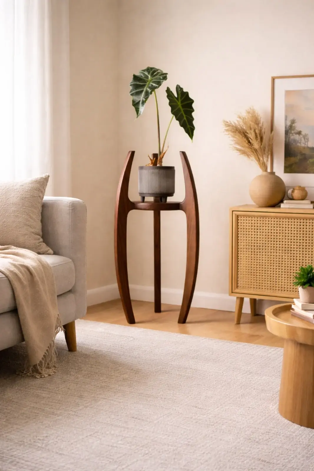 Plant Stand by Auretz Decor for wooden shelves, hanging stands, and home decor