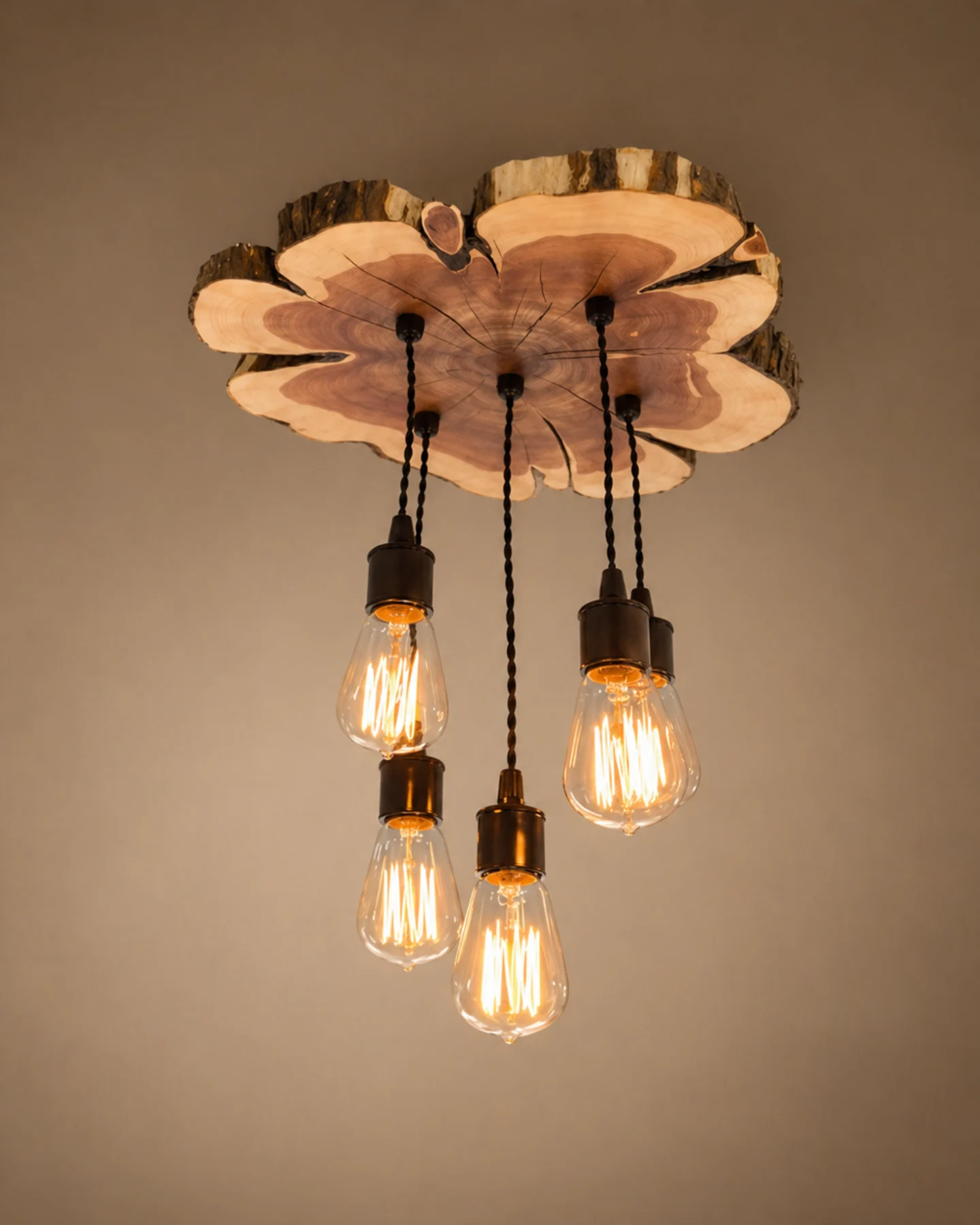 Lighting Glass Antique Wooden Chandeliers by Auretz Decor for warm wooden home lighting and interior decor