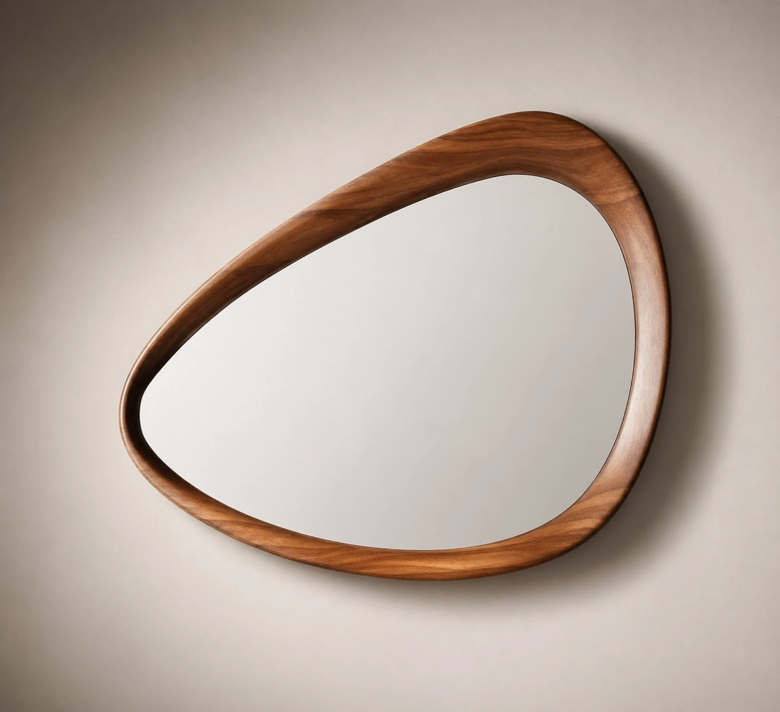 Mirror Asymmetrical Mid Century Mirror by Auretz Decor for premium wooden wall decor and home interiors