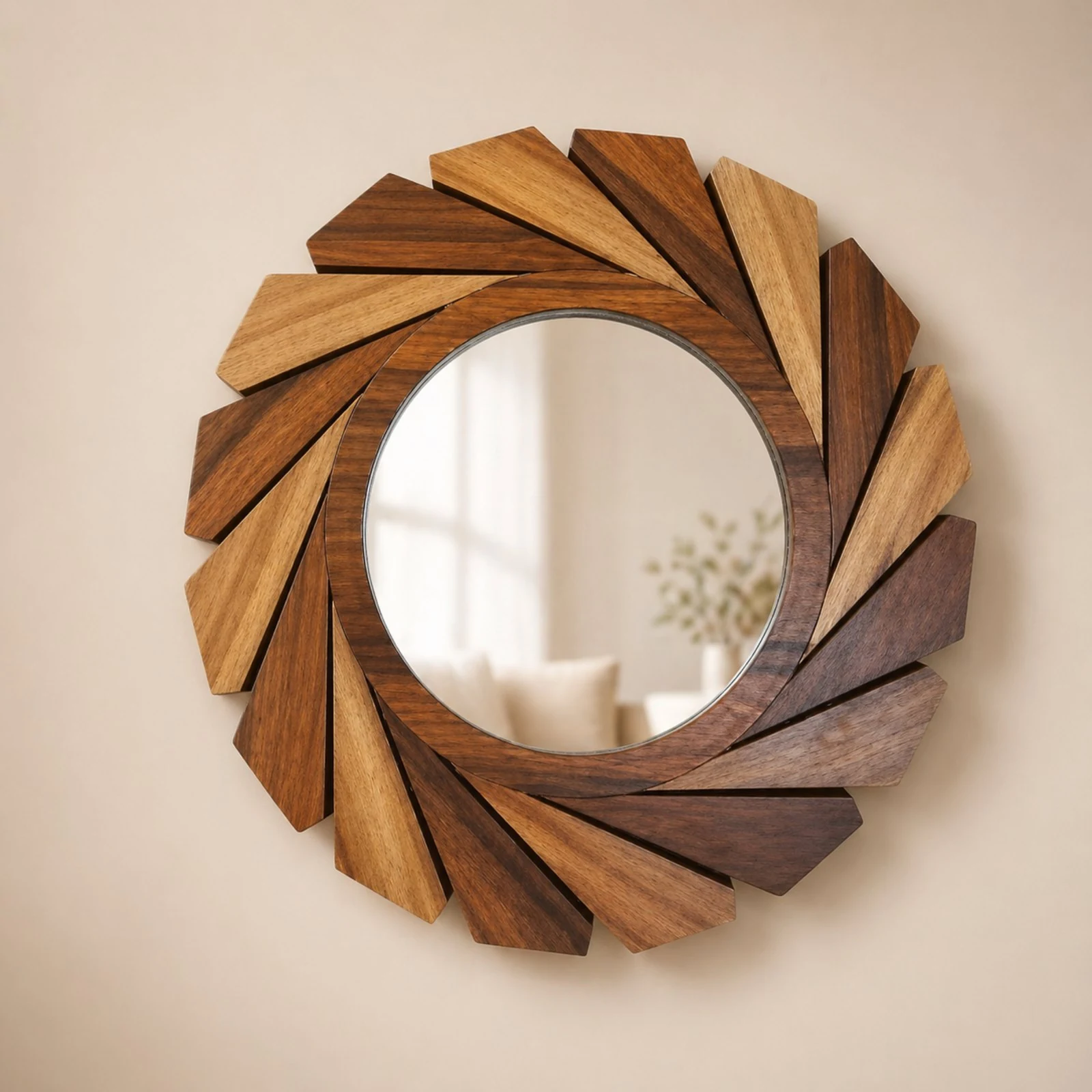 Mirror Frameed Wood Wall Mirror by Auretz Decor for premium wooden wall decor and home interiors