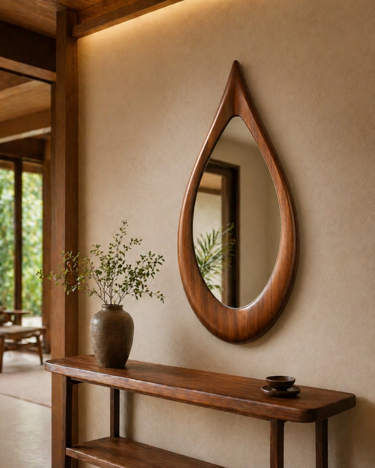 Mirror Water Drop Framee Mirror by Auretz Decor for premium wooden wall decor and home interiors