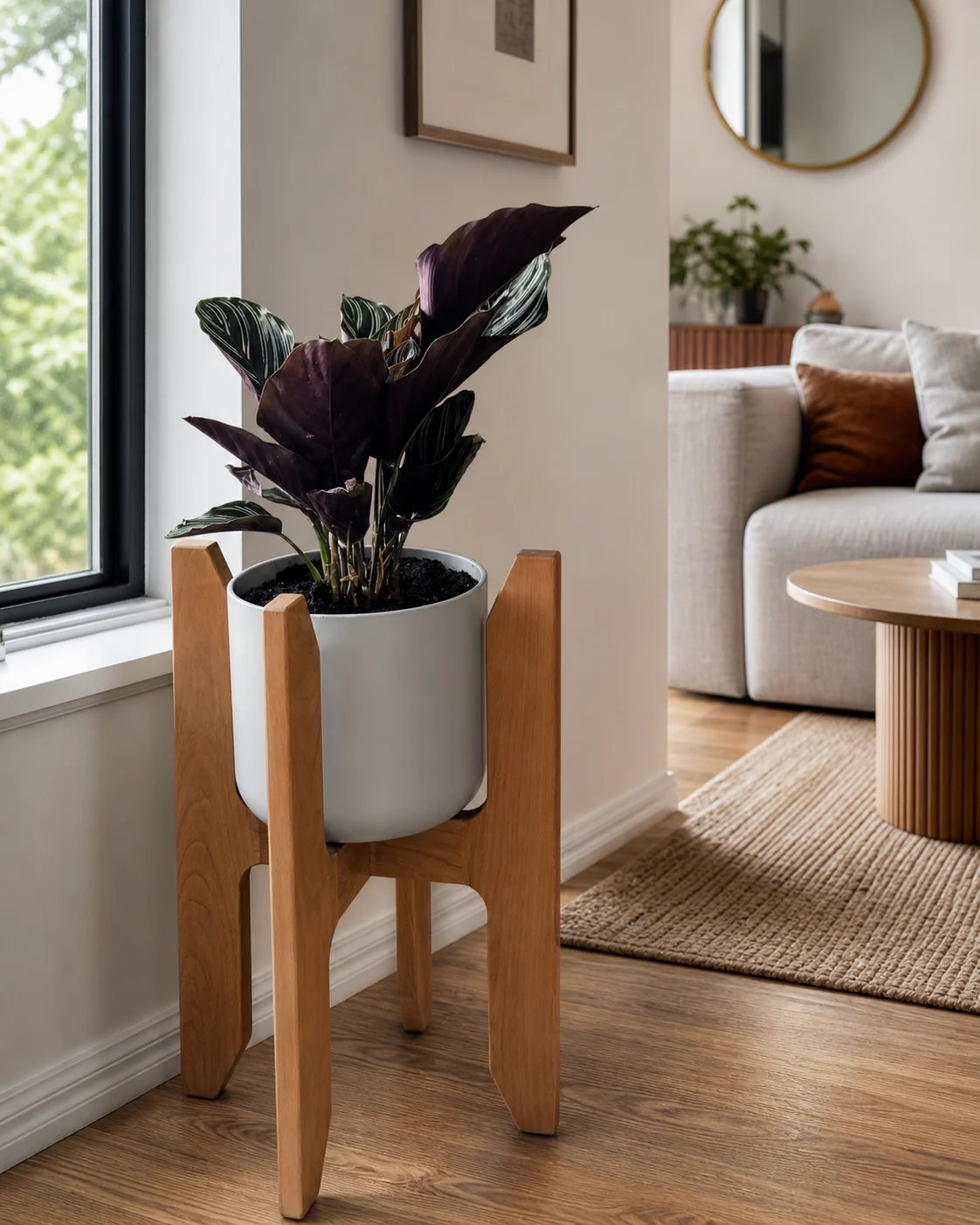 Pot Planter Timber Nest Planter Stand by Auretz Decor for indoor plants and wooden home decor