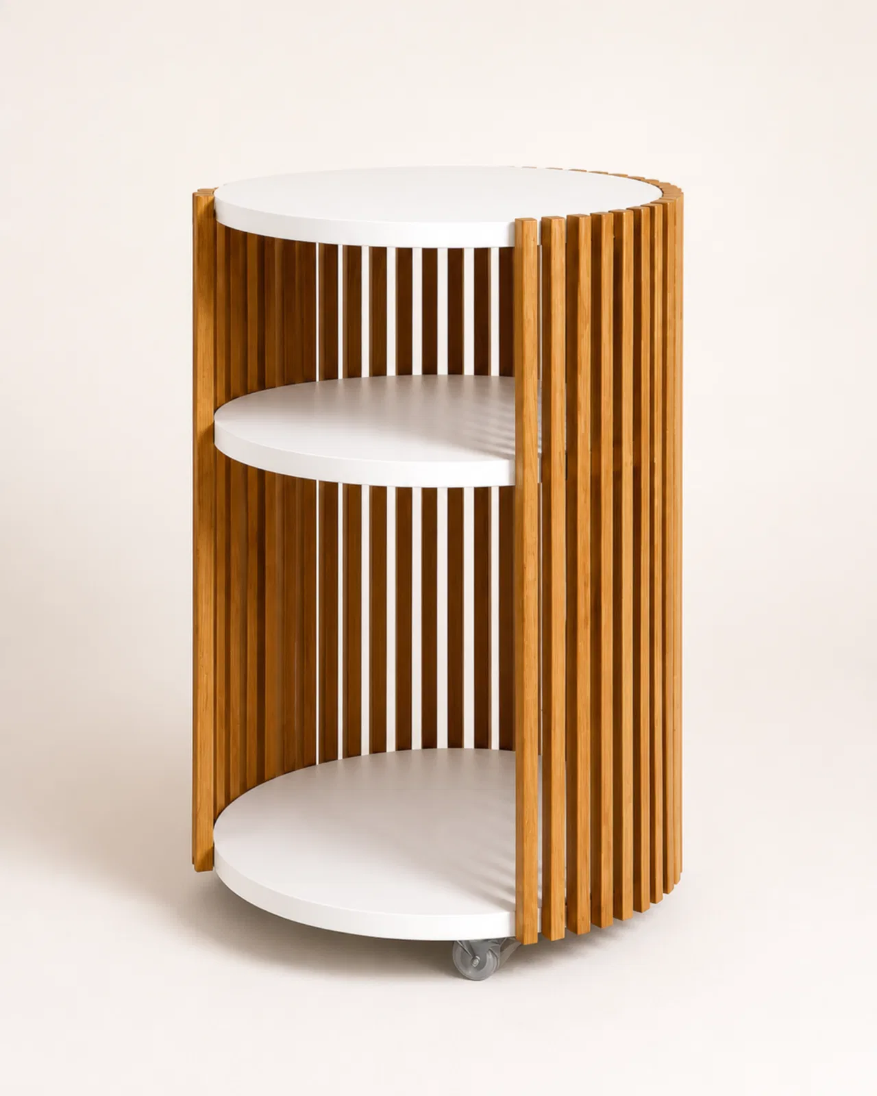 Shelf Round Bedside Table With Drawer by Auretz Decor for wooden shelves, hanging stands, and home decor
